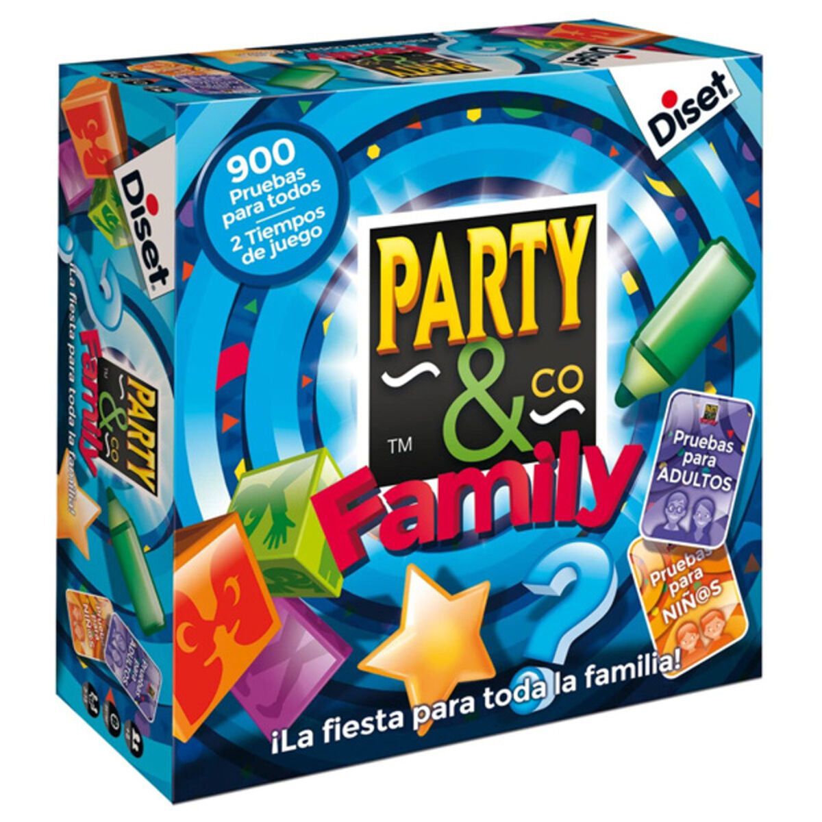 Läs mer om Sällskapsspel Party & Co Family Diset