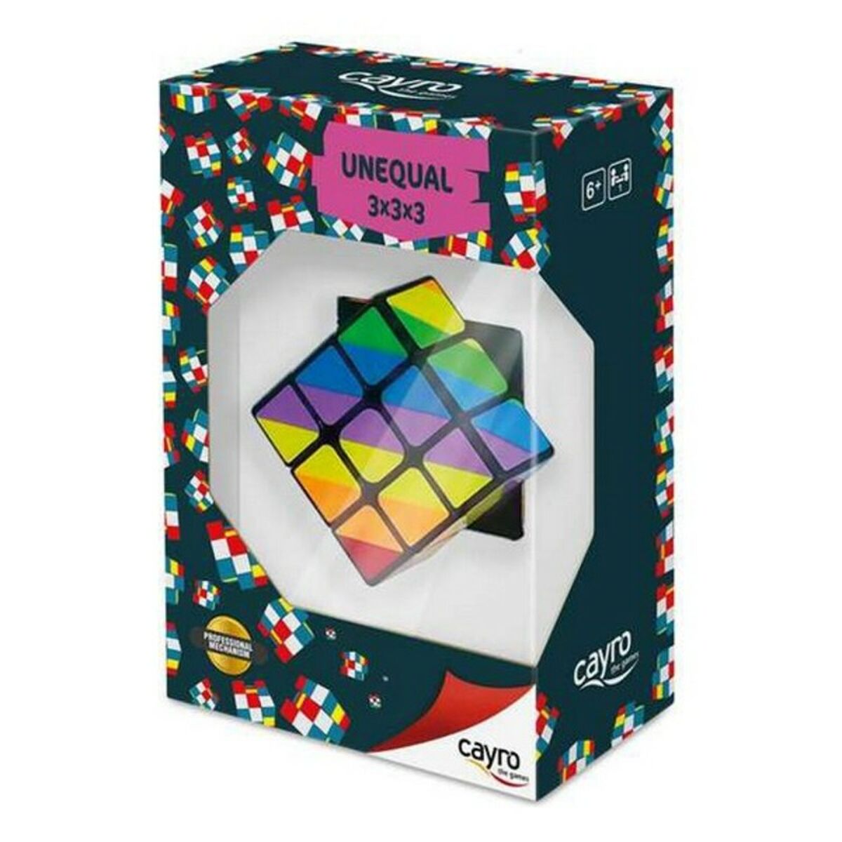Läs mer om Sällskapsspel Unequal Cube Cayro YJ8313 3 x 3