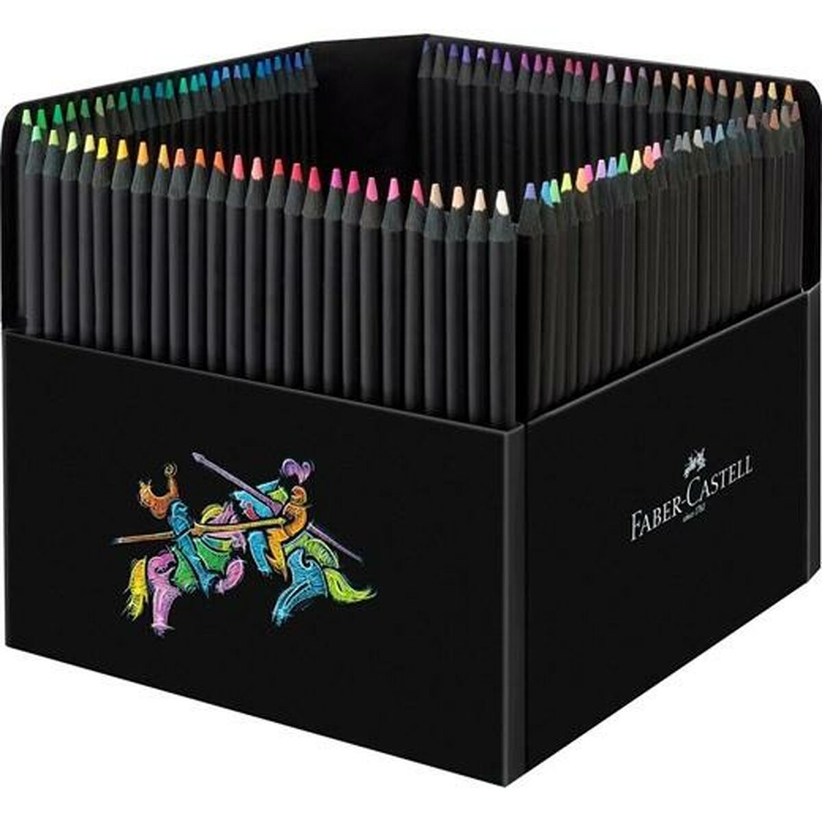 Set med pennor Faber-Castell Black Edition 100 Delar Multicolour