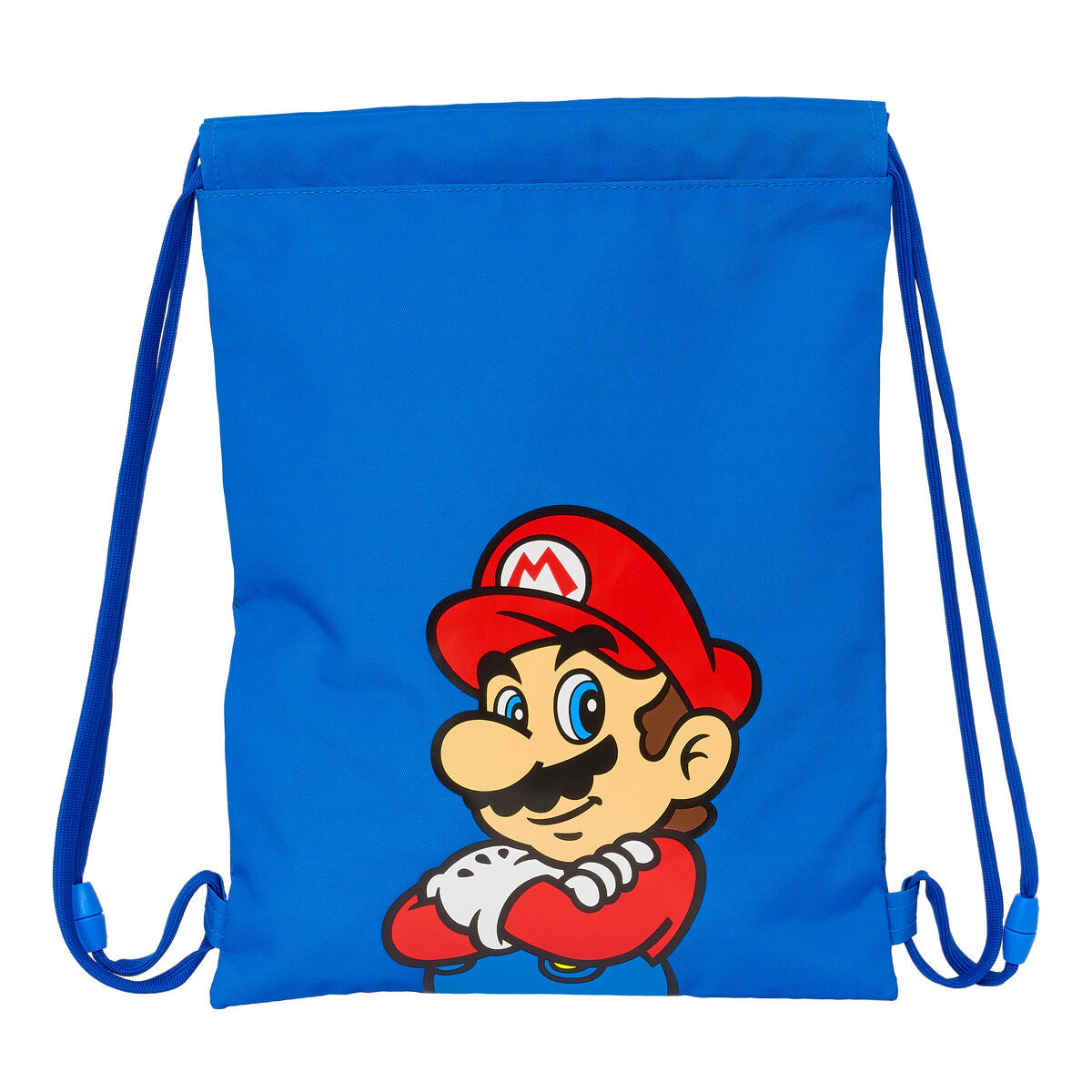 Läs mer om Skopåse med remmar Super Mario Play Blå Röd 26 x 34 x 1 cm