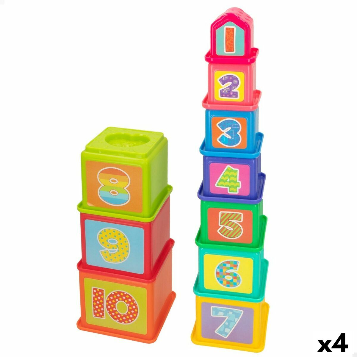 Läs mer om Staplingsbara block PlayGo 4 antal 10,2 x 50,8 x 10,2 cm