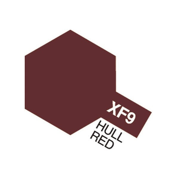 Läs mer om TAMIYA Akryl Mini XF-9 Hull Röd 81709