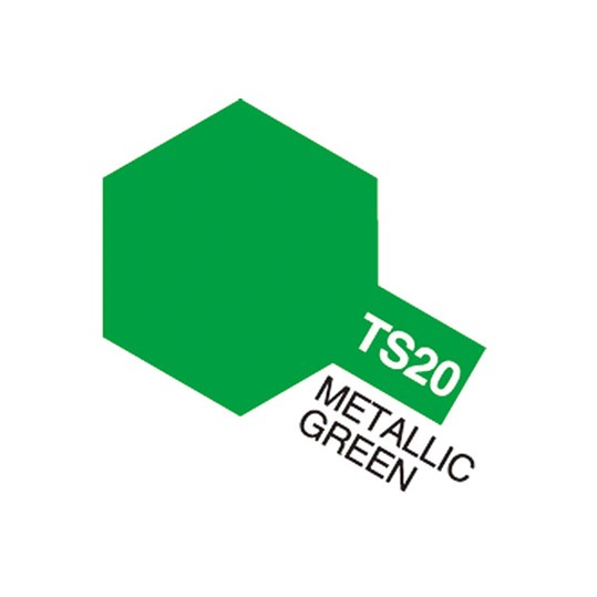 Läs mer om TAMIYA TS-20 Metallic Green 85020 färg, farve, väri