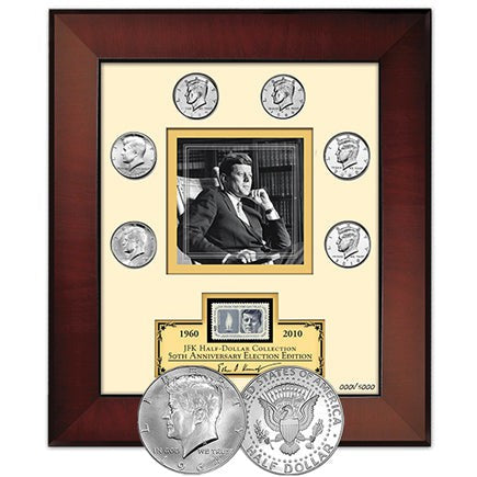 Läs mer om The JFK Half-Dollar Collection Franklin Mint