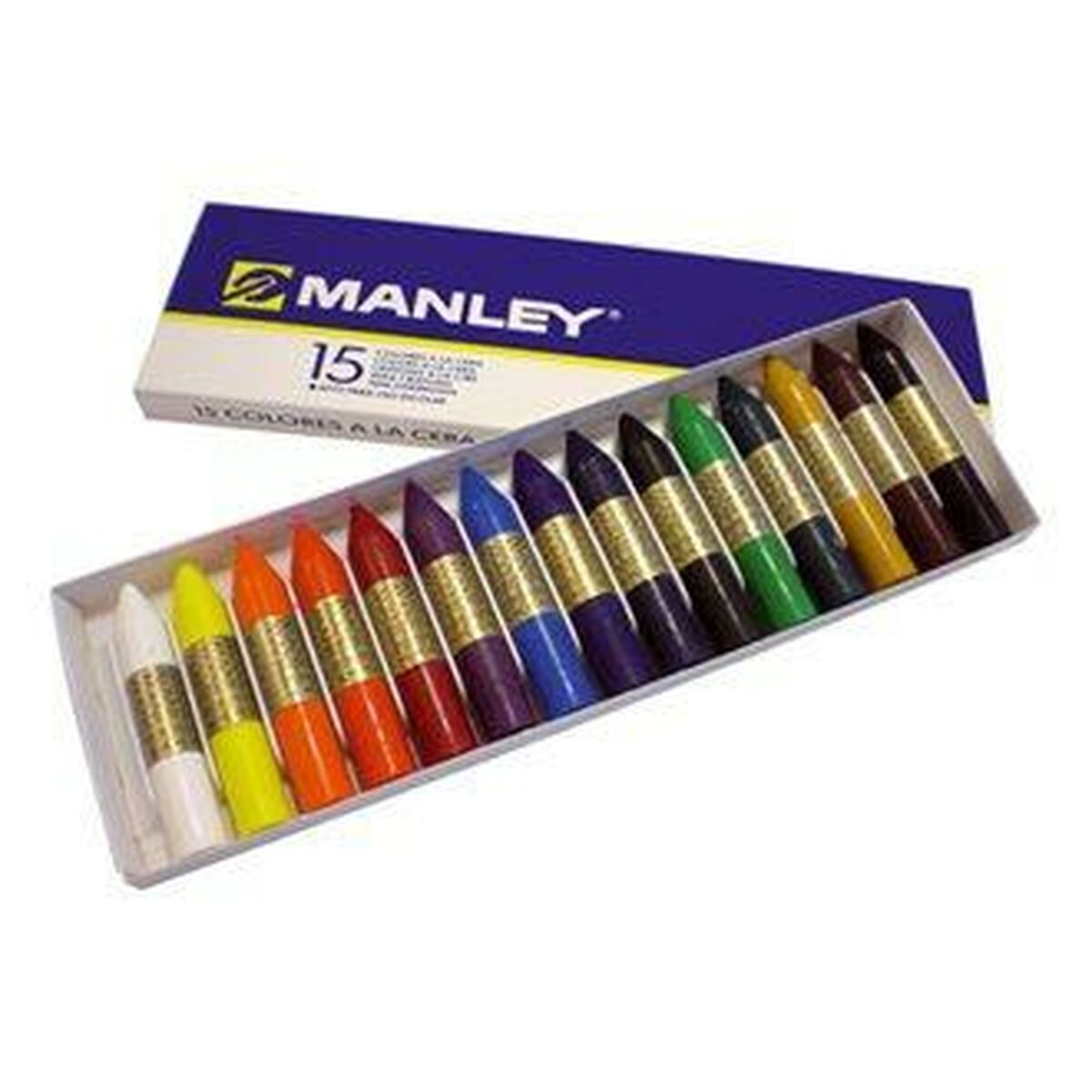 Läs mer om Tjocka färgpennor Manley MNC00055/115 Multicolour