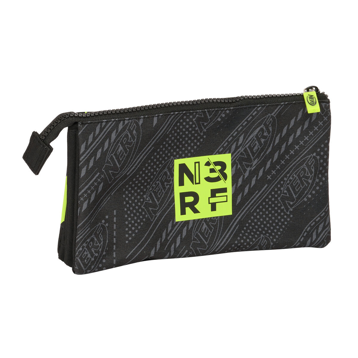 Läs mer om Tredubbel Carry-all Nerf Get ready Svart 22 x 12 x 3 cm
