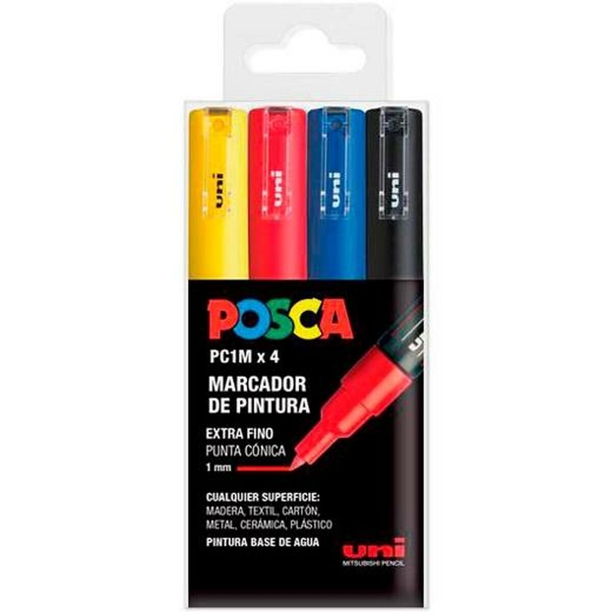 Läs mer om Uppsättning av markörer POSCA PC-1M Multicolour