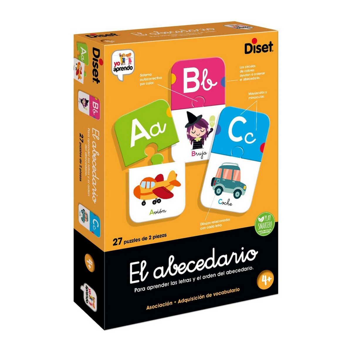 Läs mer om Utbildningsspel Diset El Abecedario 54 Delar