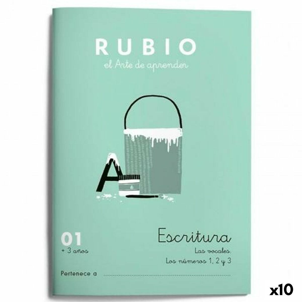 Läs mer om Writing and calligraphy notebook Rubio Nº01 A5 spanska 20 Blad
