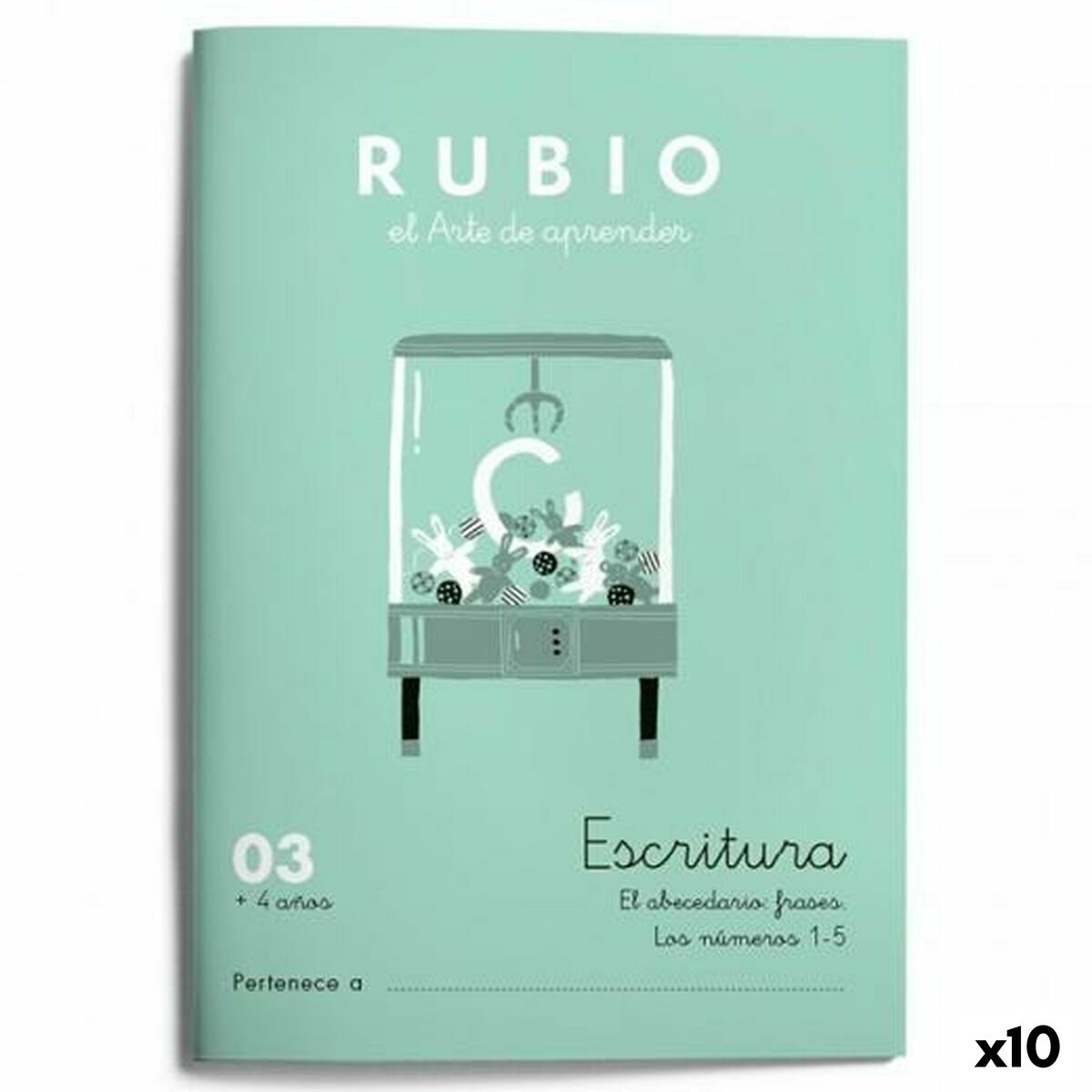 Läs mer om Writing and calligraphy notebook Rubio Nº03 A5 spanska 20 Blad