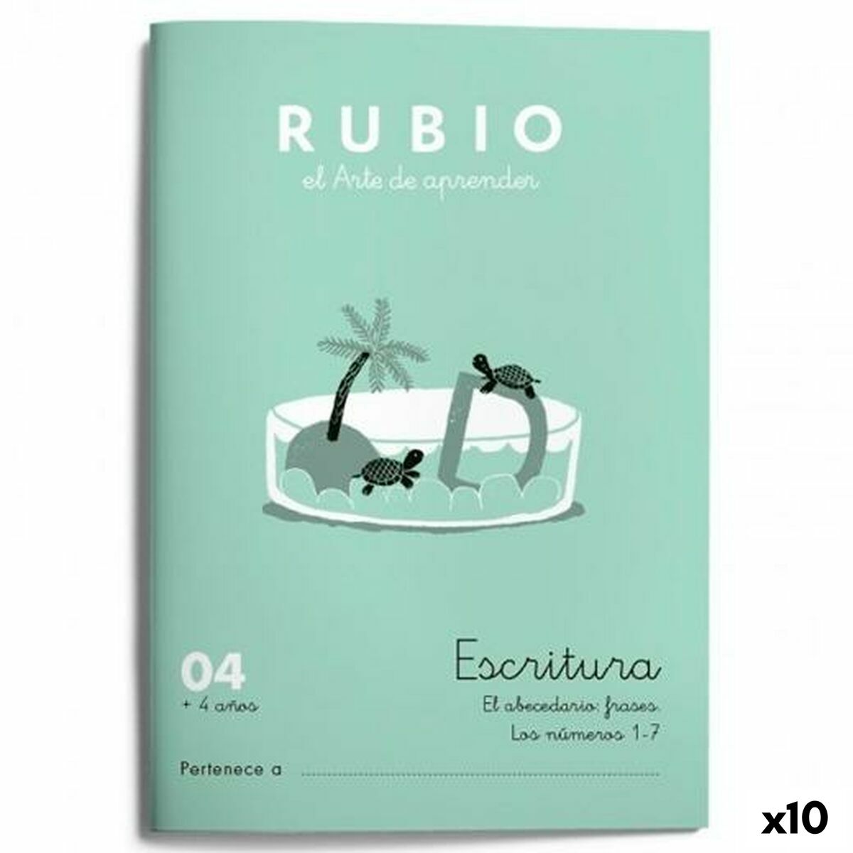 Läs mer om Writing and calligraphy notebook Rubio Nº04 A5 spanska 20 Blad