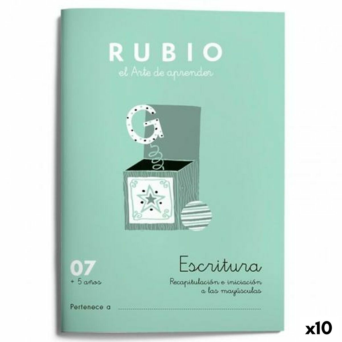 Läs mer om Writing and calligraphy notebook Rubio Nº07 A5 spanska 20 Blad