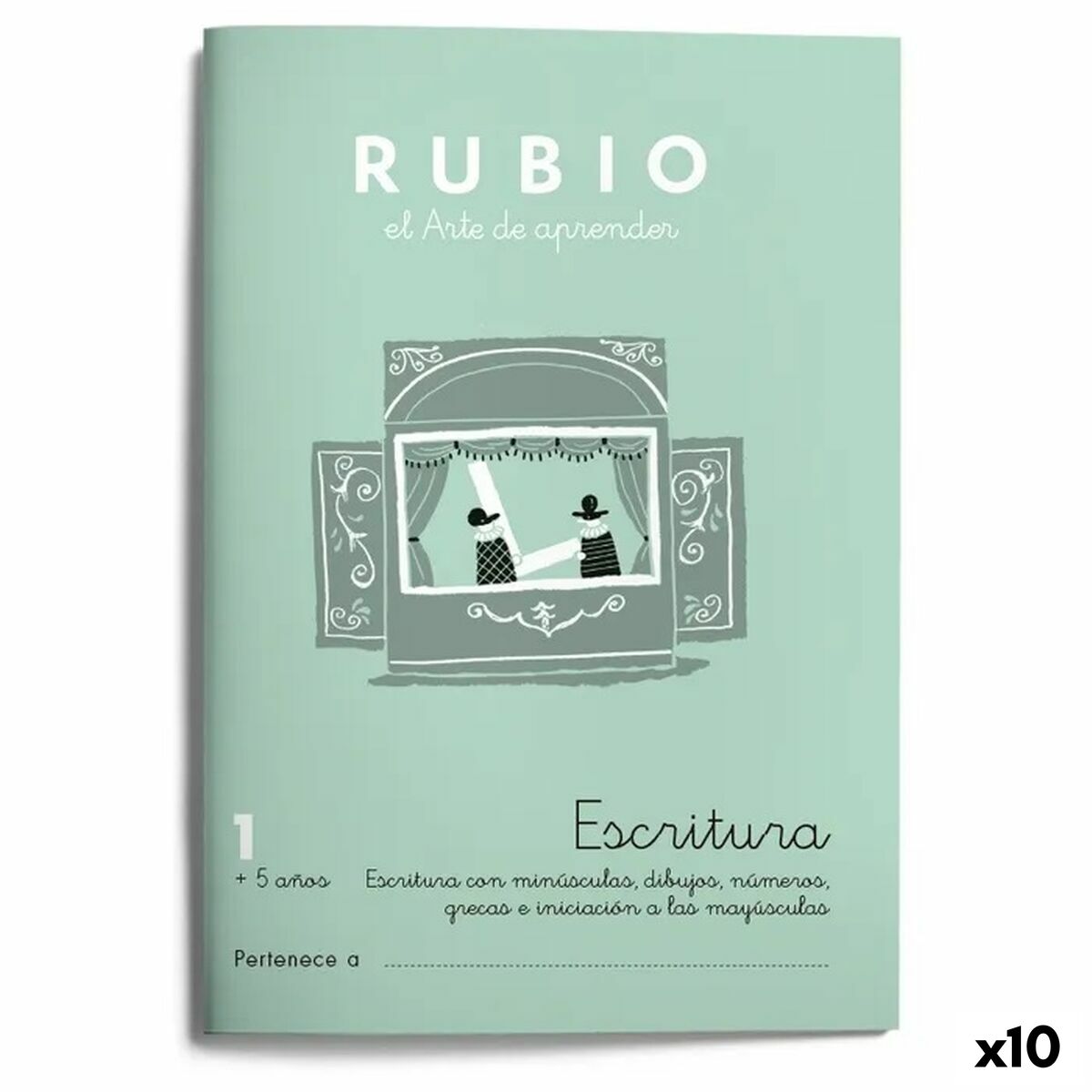 Writing and calligraphy notebook Rubio Nº1 A5 spanska 20 Blad