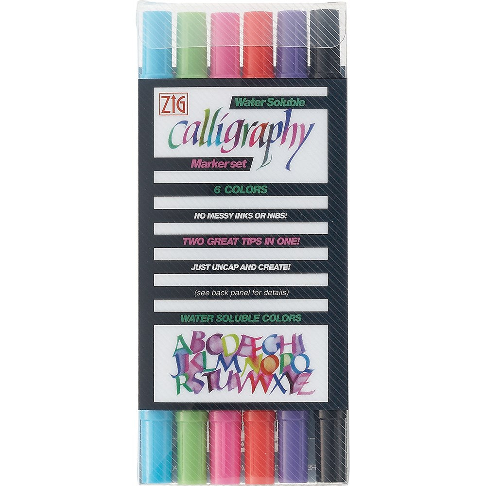 Läs mer om ZIG Calligraphy Kalligrafipennor II TC-3100 6-pack