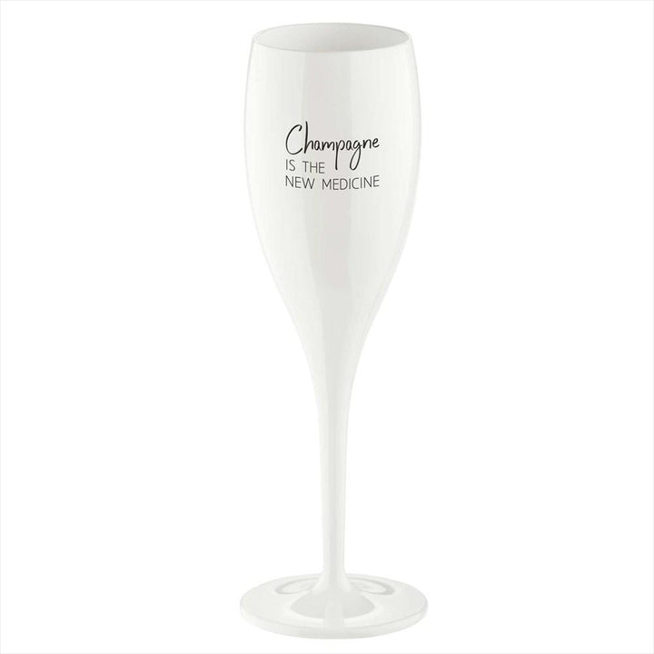 CHEERS Champagneglas – Champagne the new medicine – 6-pack