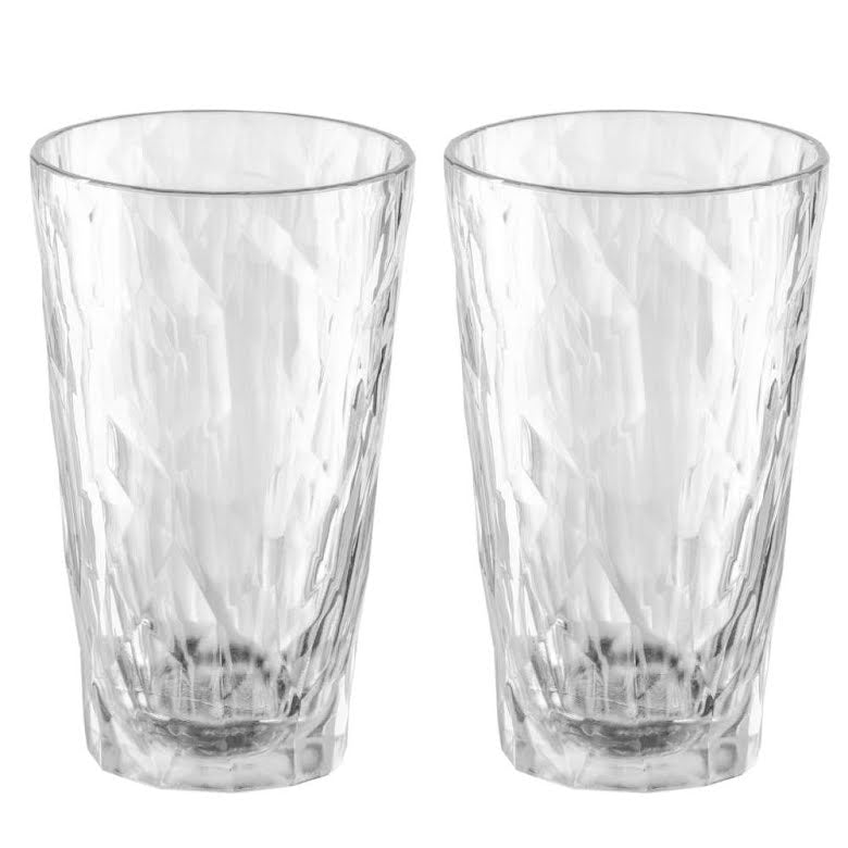 CLUB NO. 6 Longdrinkglas, plastglas / superglas 2-pack