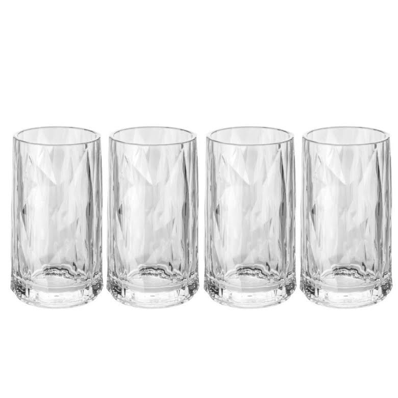 CLUB NO. 7 Snapsglas, plastglas / superglas 4-pack