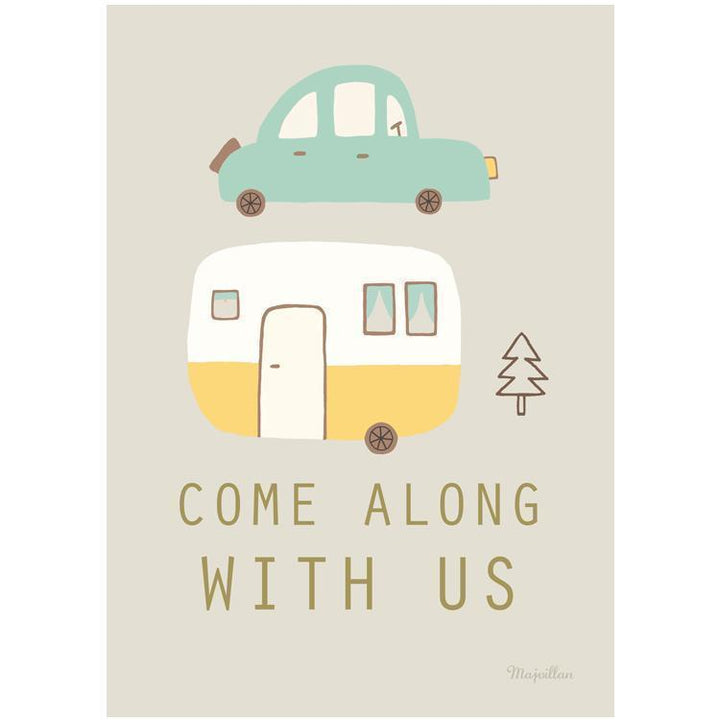 COME ALONG WITH US poster – A4
