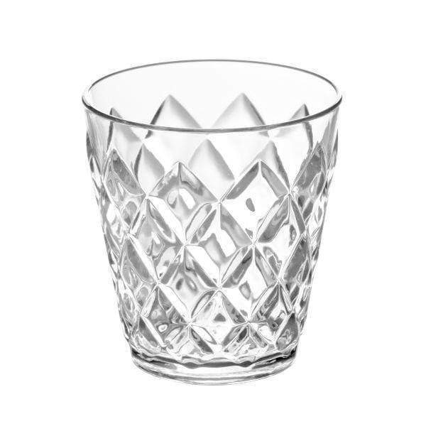 CRYSTAL S Tumblerglas, plastglas / superglas 8-pack