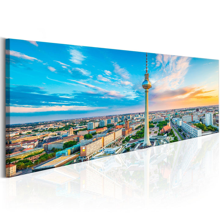 Canvas Tavla – Berliner Fernsehturm Germany – 150×50