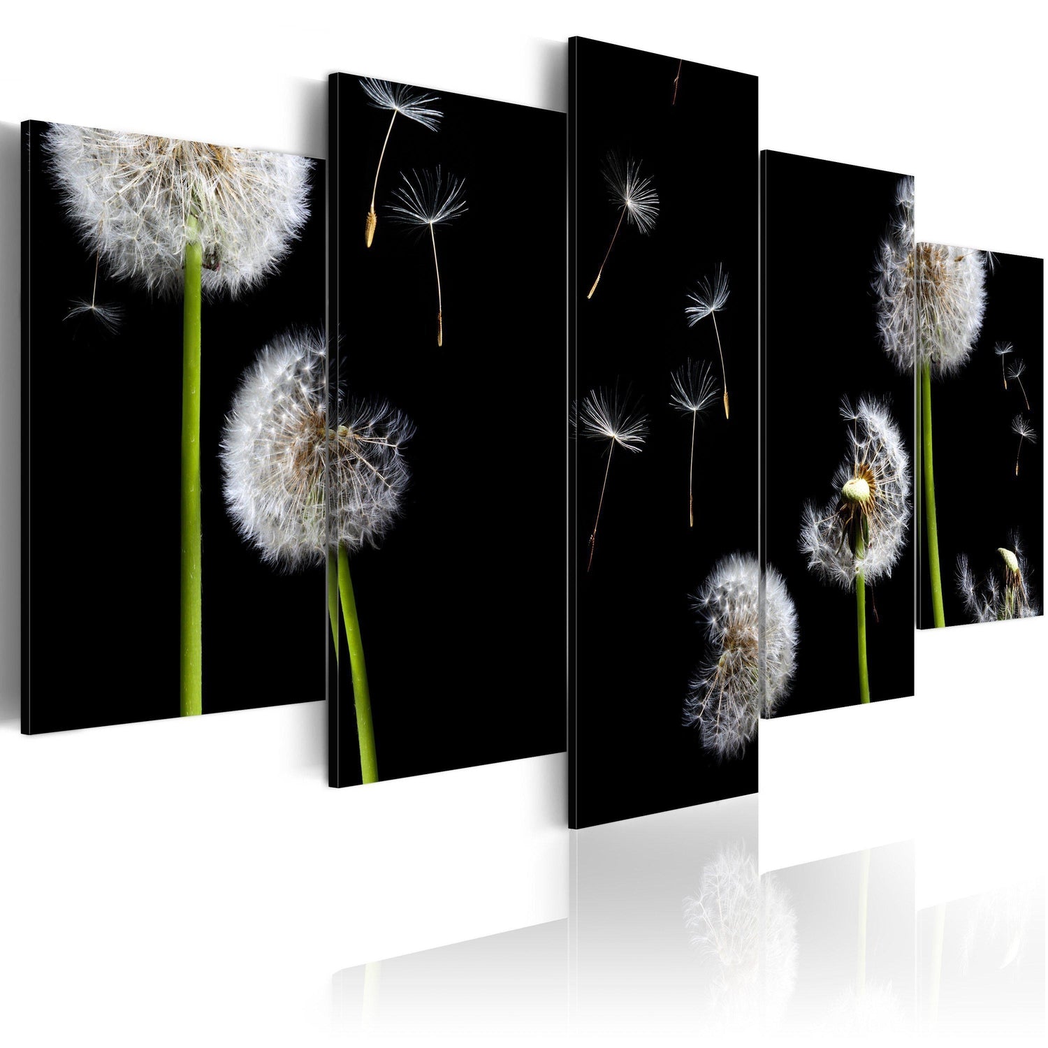 Läs mer om Canvas Tavla - Dandelion- towards freedom - 100x50