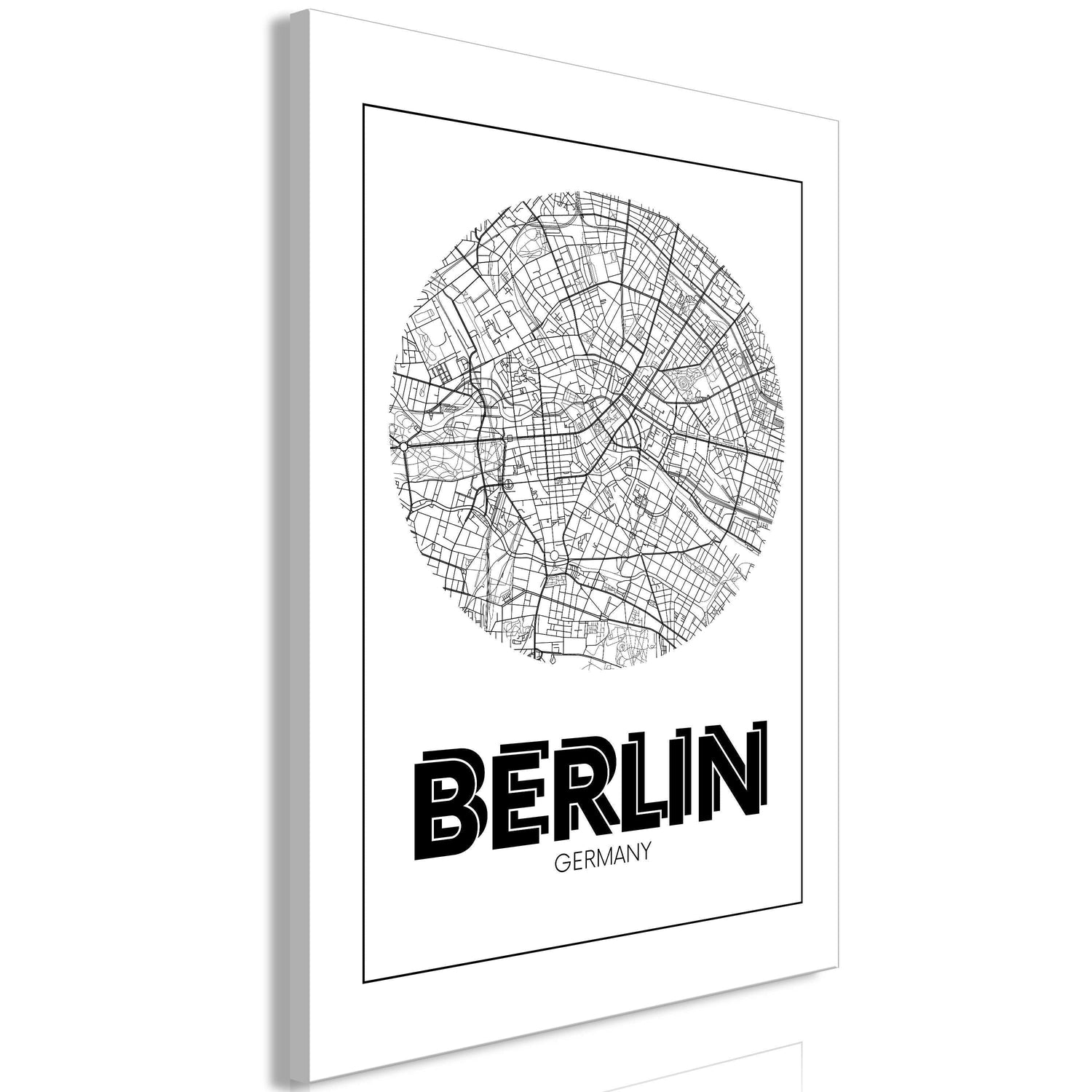 Läs mer om Canvas Tavla - Retro Berlin Vertical - 40x60