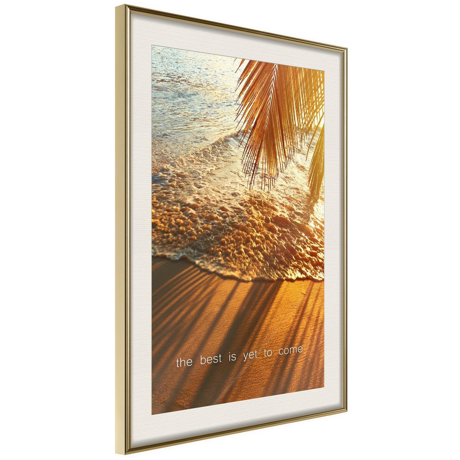 Inramad Poster / Tavla - Beach of Dreams - 20x30 Svart ram