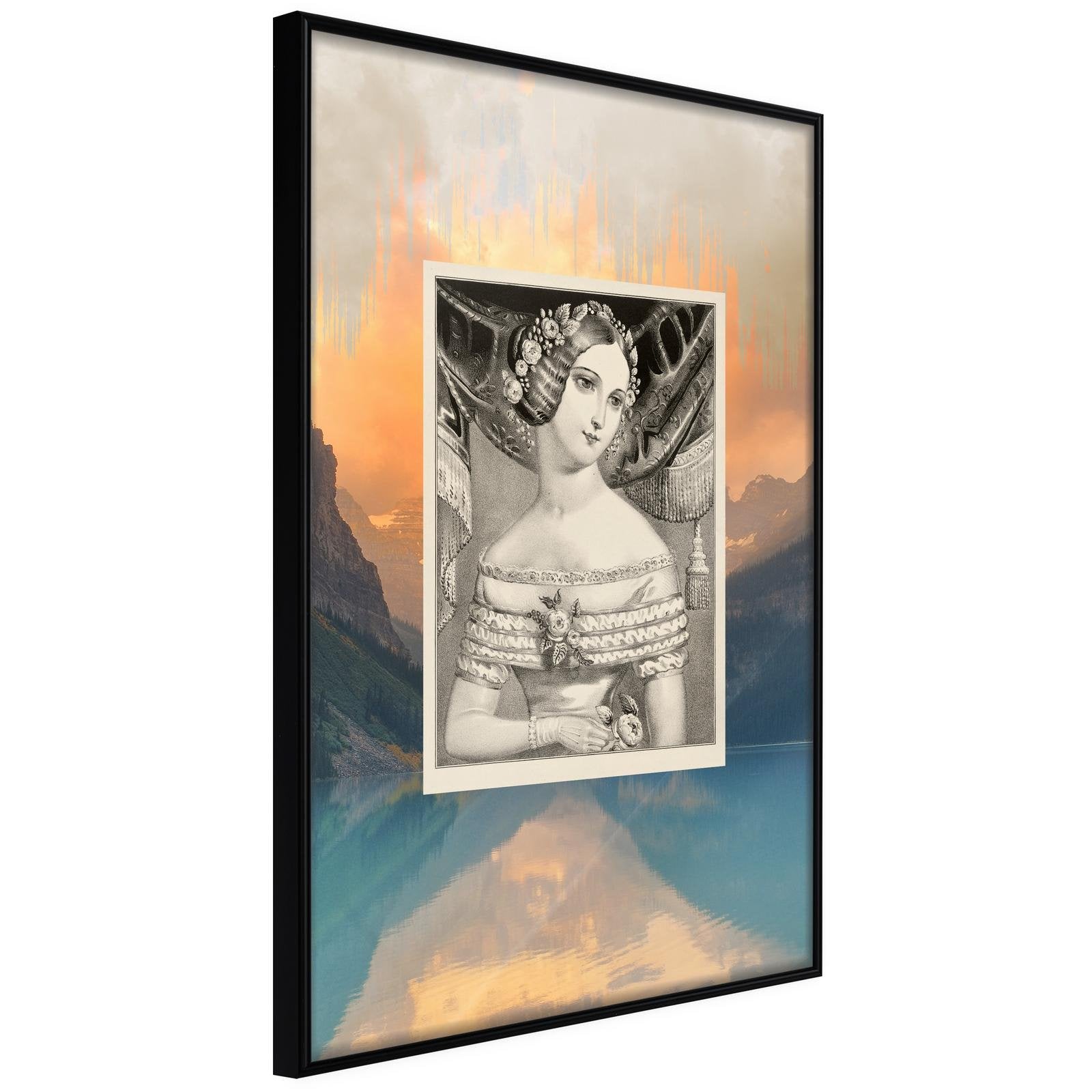 Läs mer om Inramad Poster / Tavla - Beauty from Centuries Ago - 40x60 Svart ram