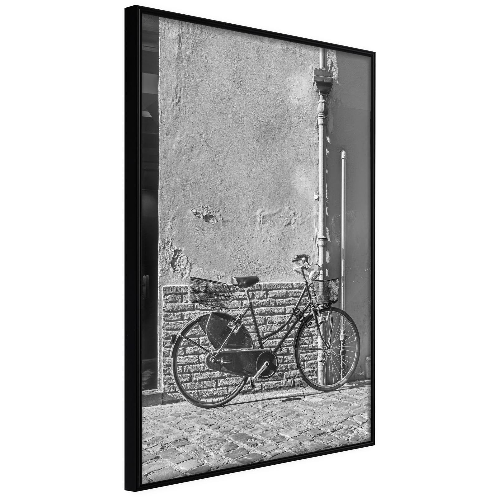 Läs mer om Inramad Poster / Tavla - Bicycle with Black Tires - 20x30 Svart ram