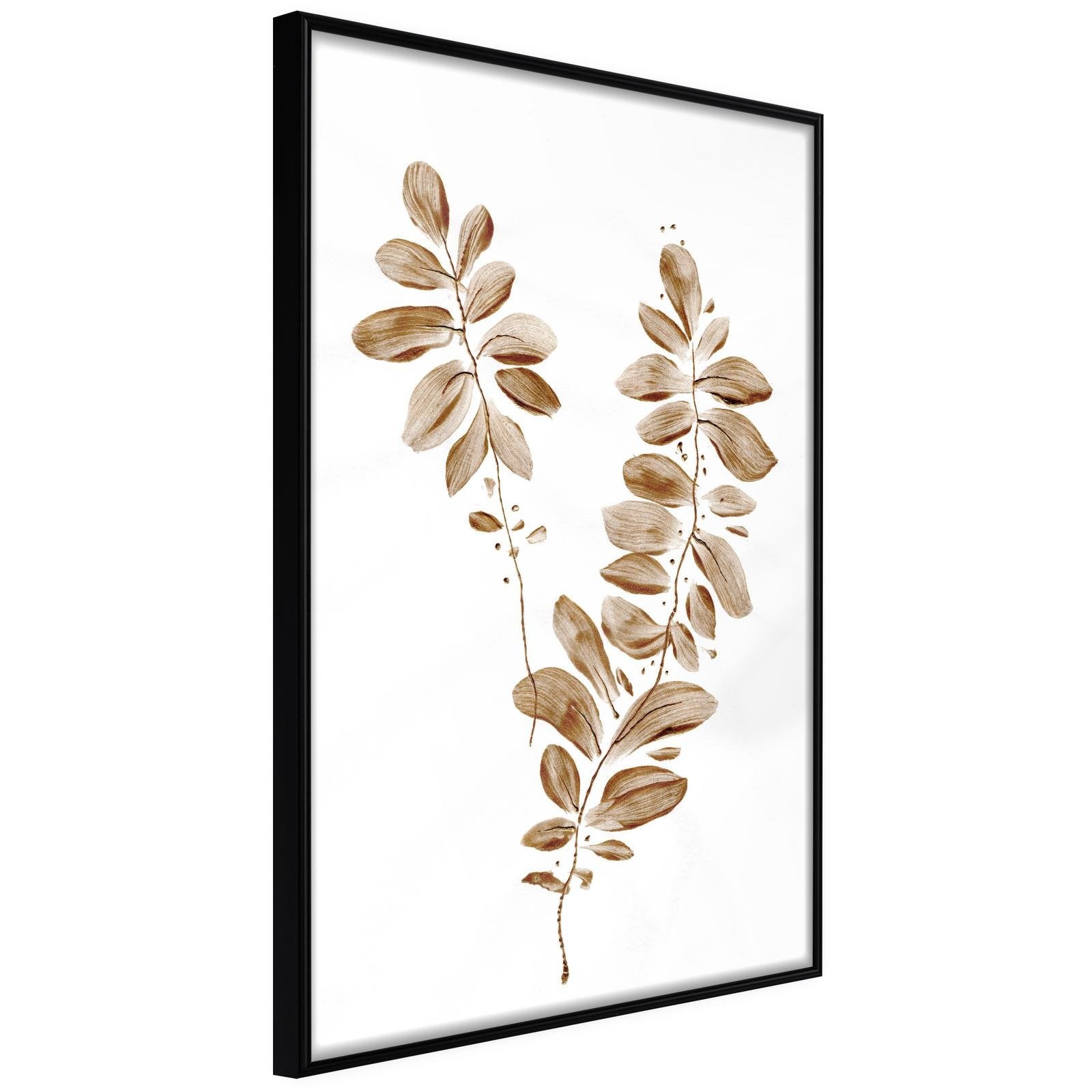 Läs mer om Inramad Poster / Tavla - Botanical Watercolour - 20x30 Svart ram