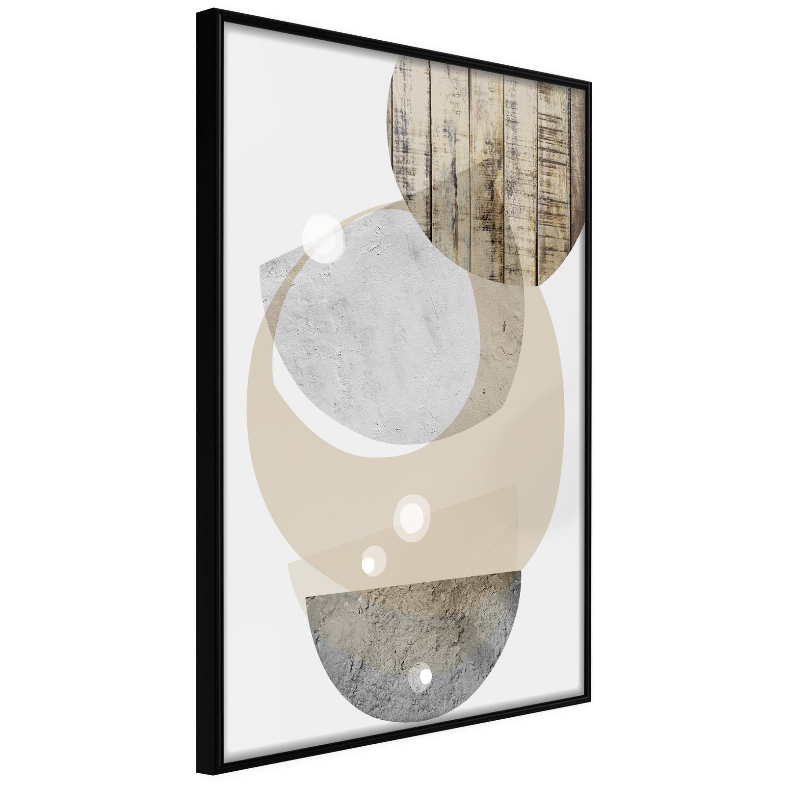 Inramad Poster / Tavla - Bowls Collection - 20x30 Svart ram