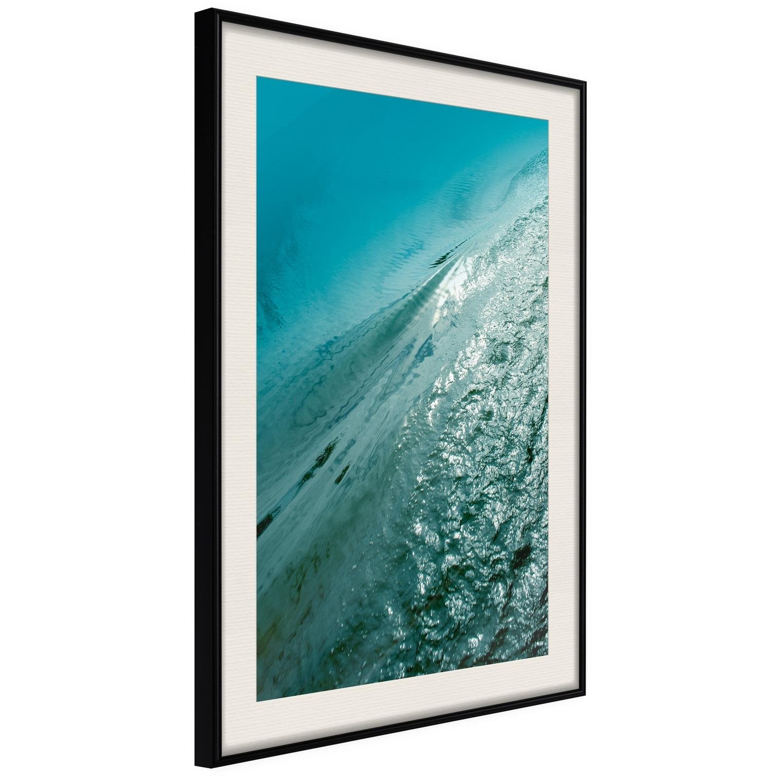 Läs mer om Inramad Poster / Tavla - Depth of the Ocean - 40x60 Svart ram med passepartout