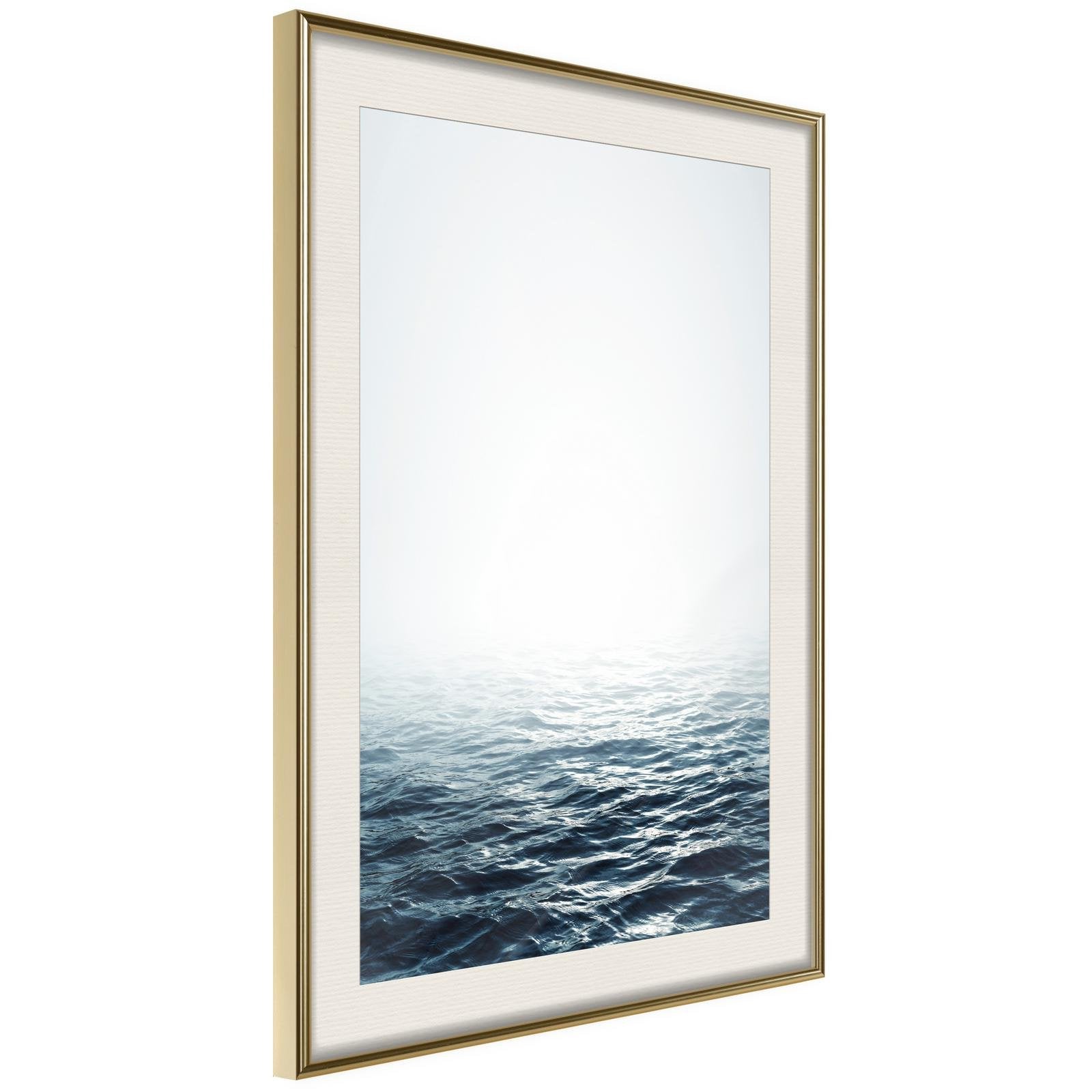 Läs mer om Inramad Poster / Tavla - Endless Sea - 20x30 Guldram med passepartout