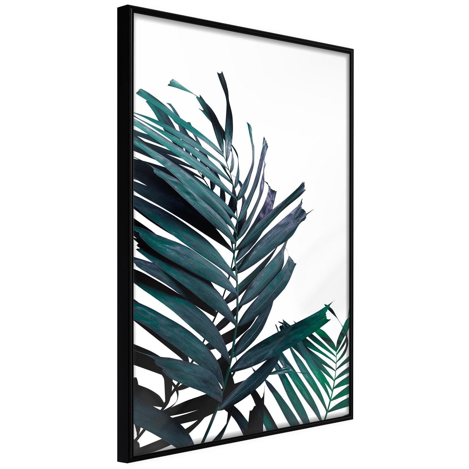 Läs mer om Inramad Poster / Tavla - Evergreen Palm Leaves - 20x30 Svart ram