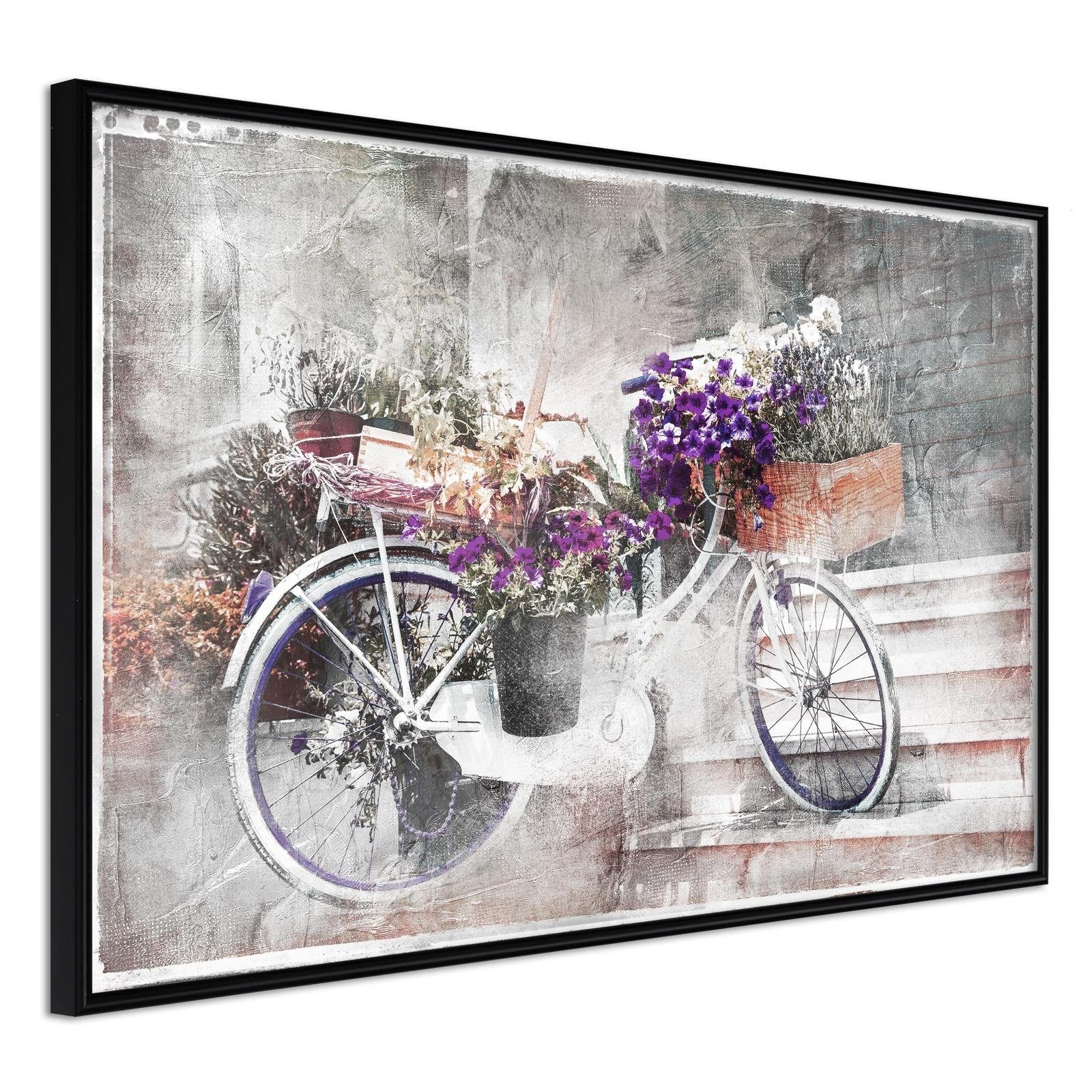 Läs mer om Inramad Poster / Tavla - Flower Delivery - 60x40 Svart ram