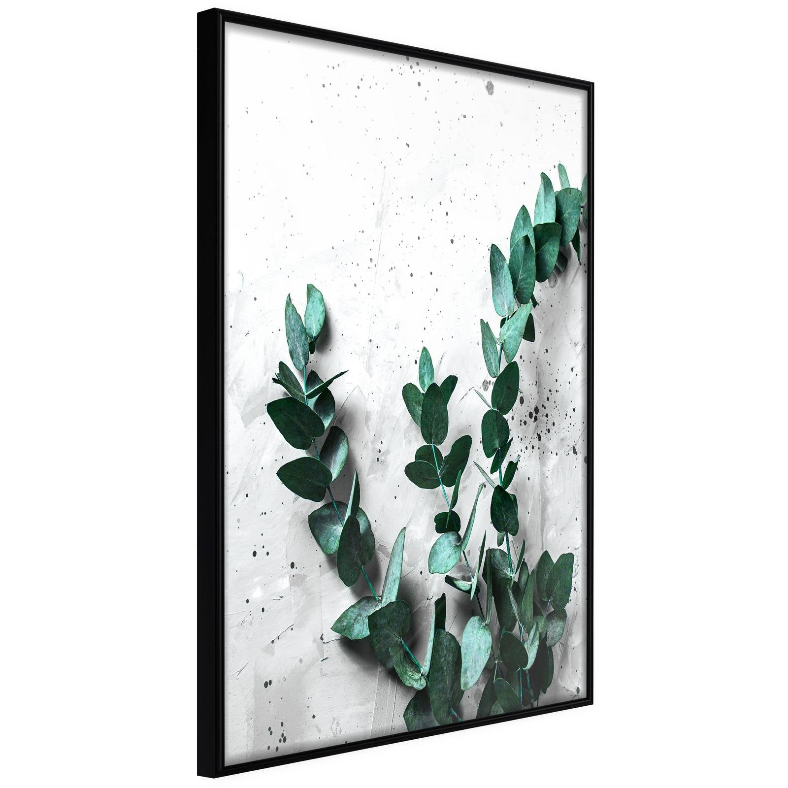 Läs mer om Inramad Poster / Tavla - Green Element - 40x60 Svart ram