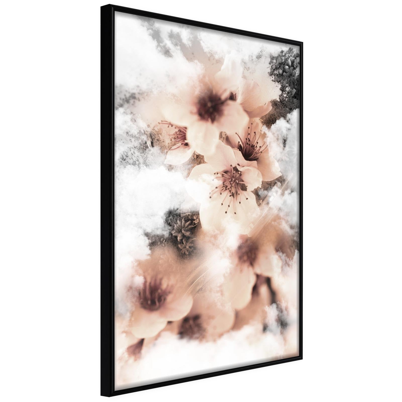 Läs mer om Inramad Poster / Tavla - Heavenly Flowers - 20x30 Svart ram