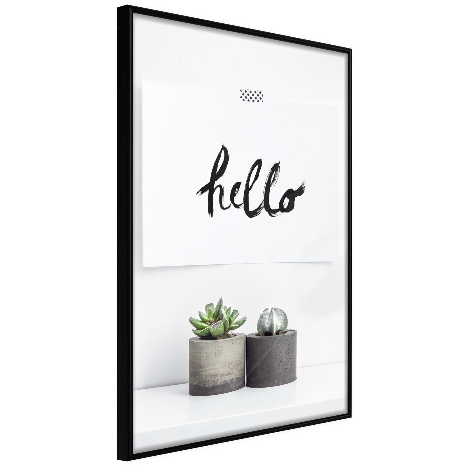 Inramad Poster / Tavla - Hygge - 40x60 Svart ram