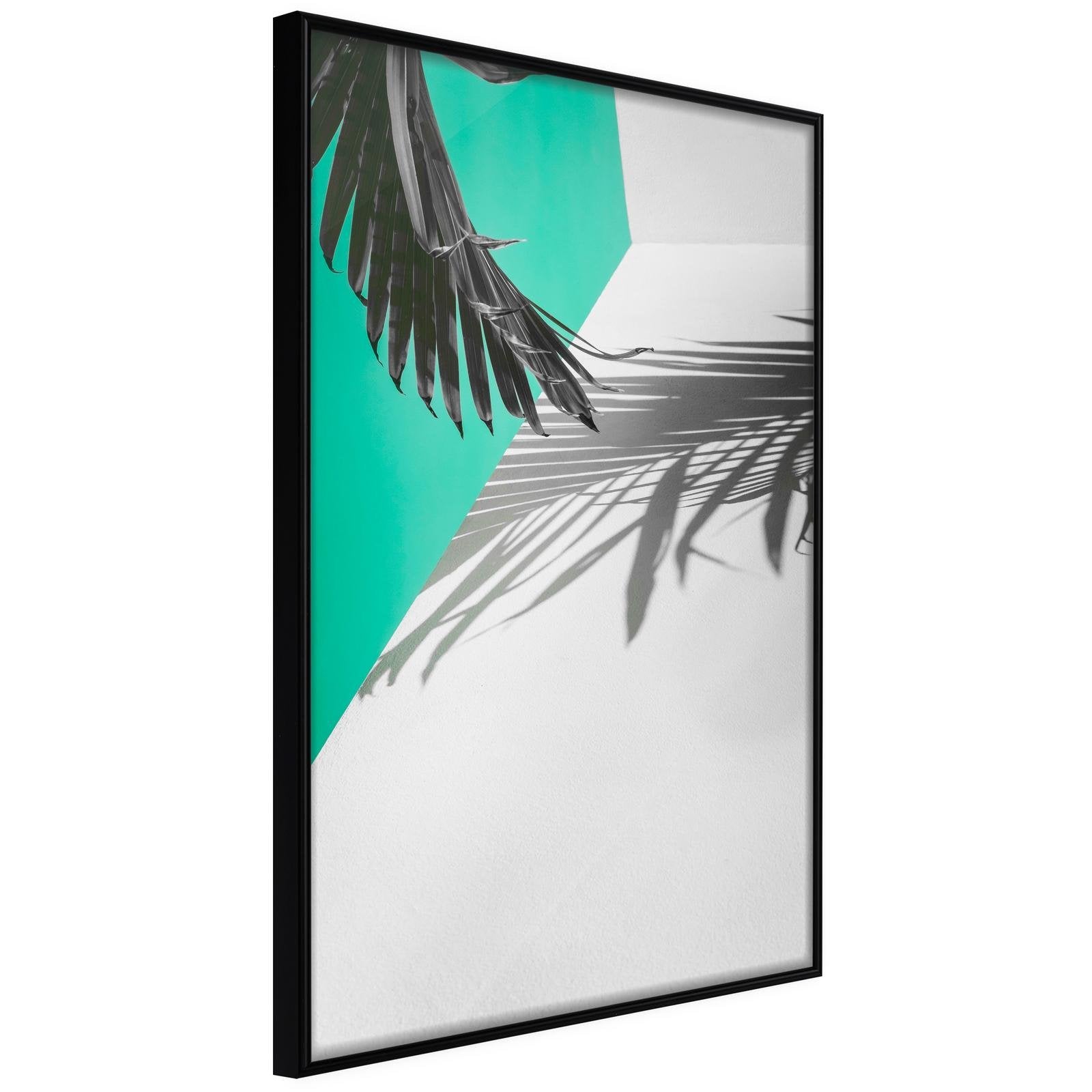 Inramad Poster / Tavla - Leaves or Wings? - 20x30 Svart ram