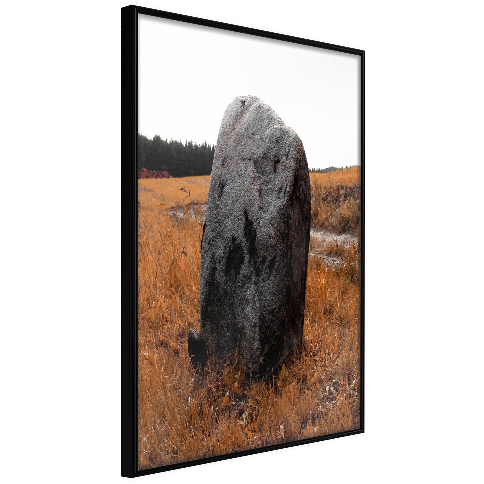 Läs mer om Inramad Poster / Tavla - Meeting Stone - 40x60 Svart ram