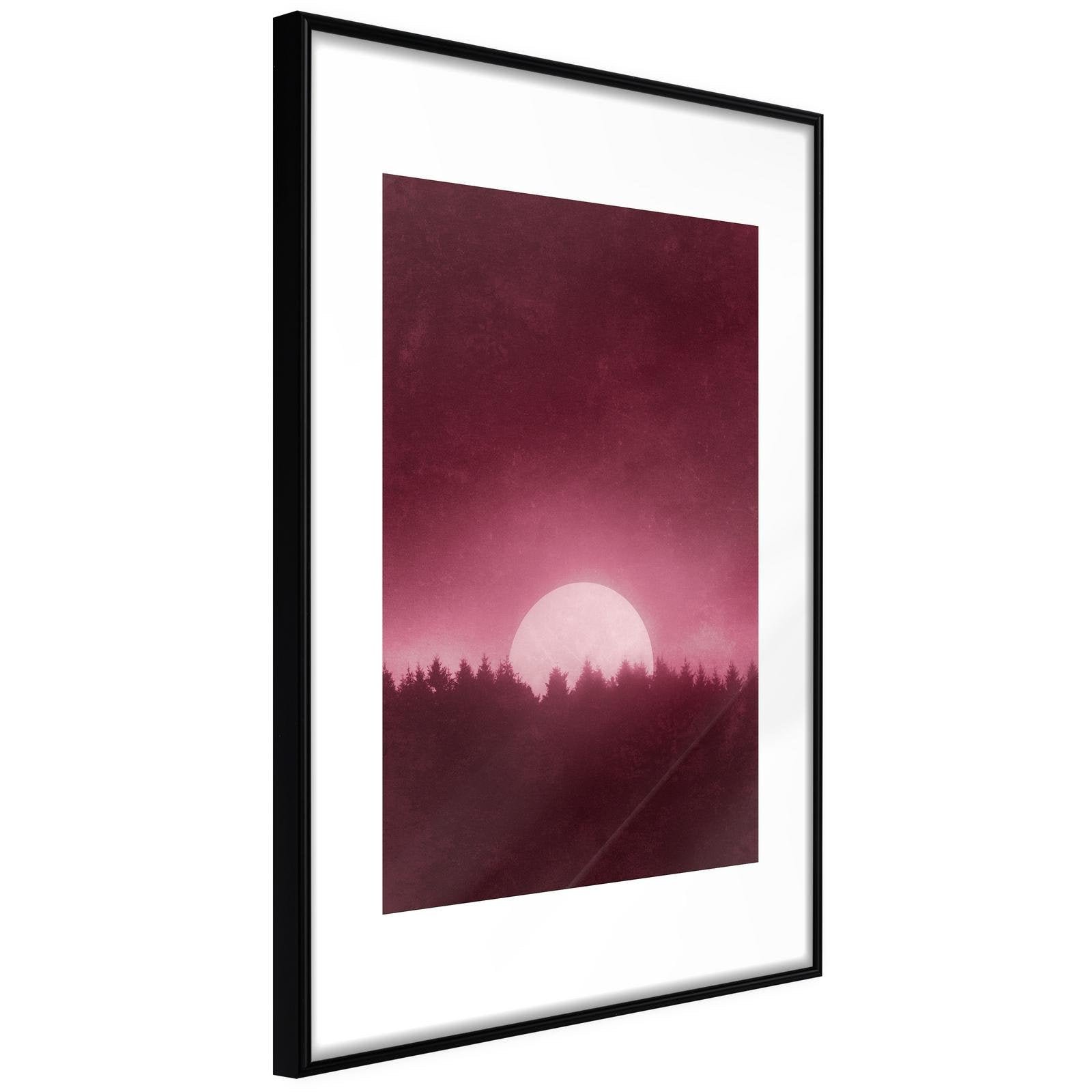 Läs mer om Inramad Poster / Tavla - Moonrise - 20x30 Svart ram