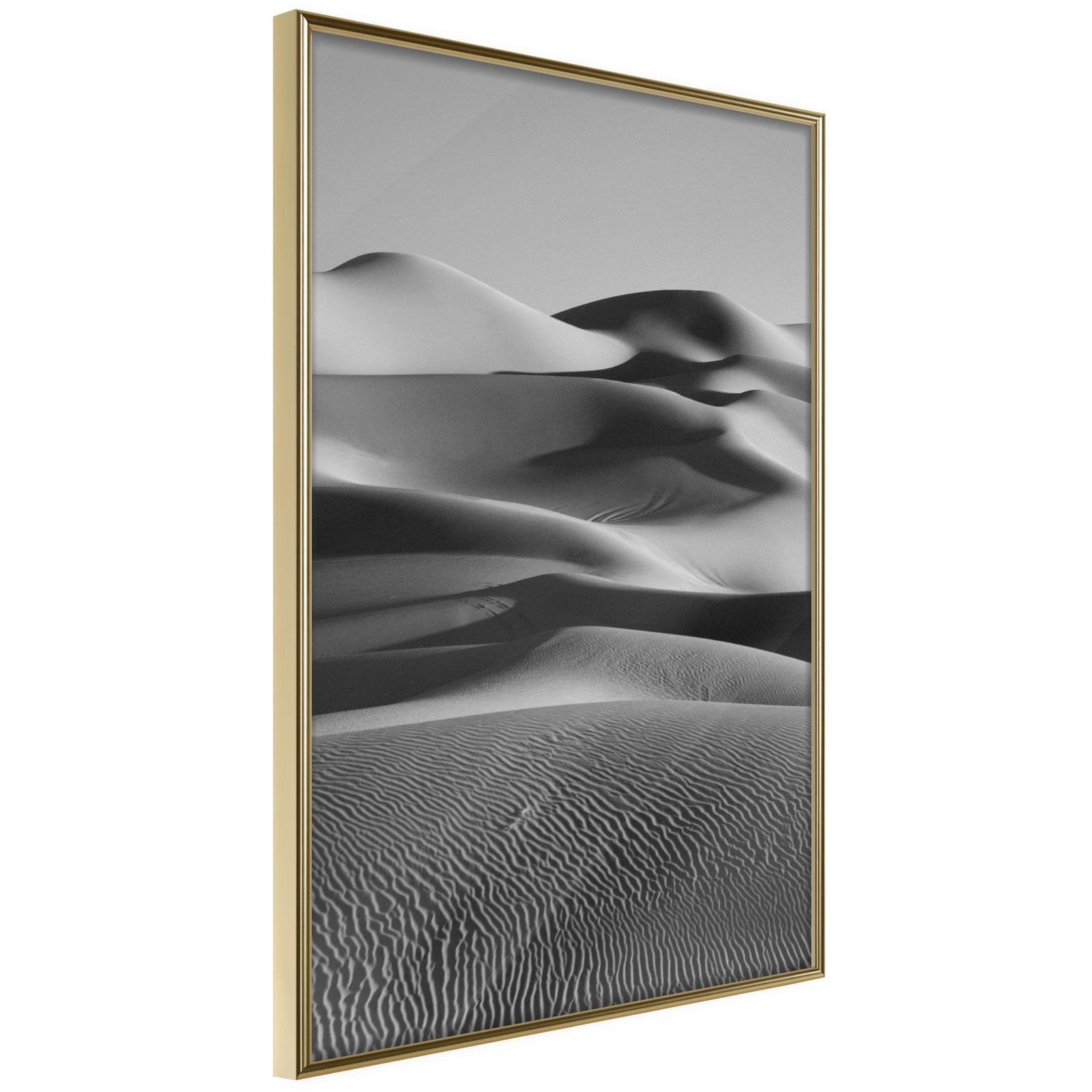 Läs mer om Inramad Poster / Tavla - Ocean of Sand II - 20x30 Guldram