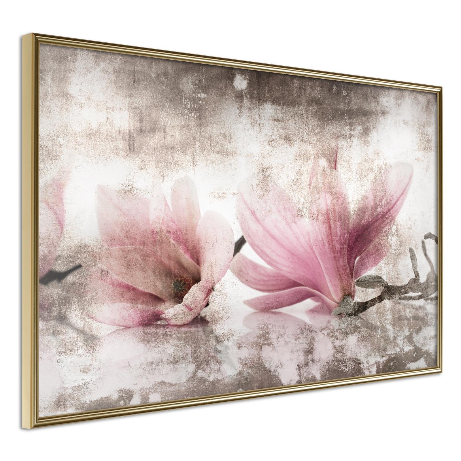 Läs mer om Inramad Poster / Tavla - Picked Magnolias - 30x20 Guldram