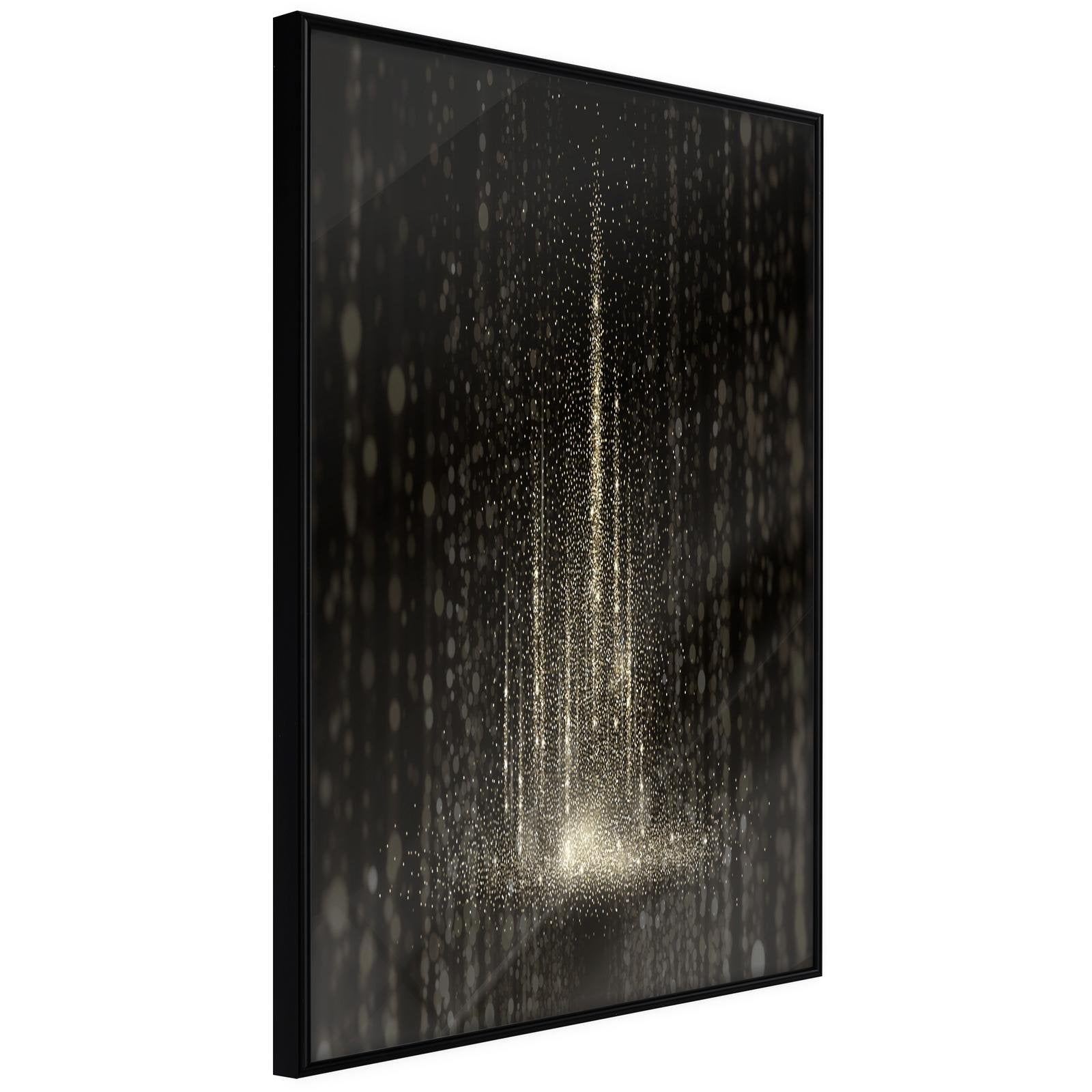 Läs mer om Inramad Poster / Tavla - Rain of Light - 30x45 Svart ram