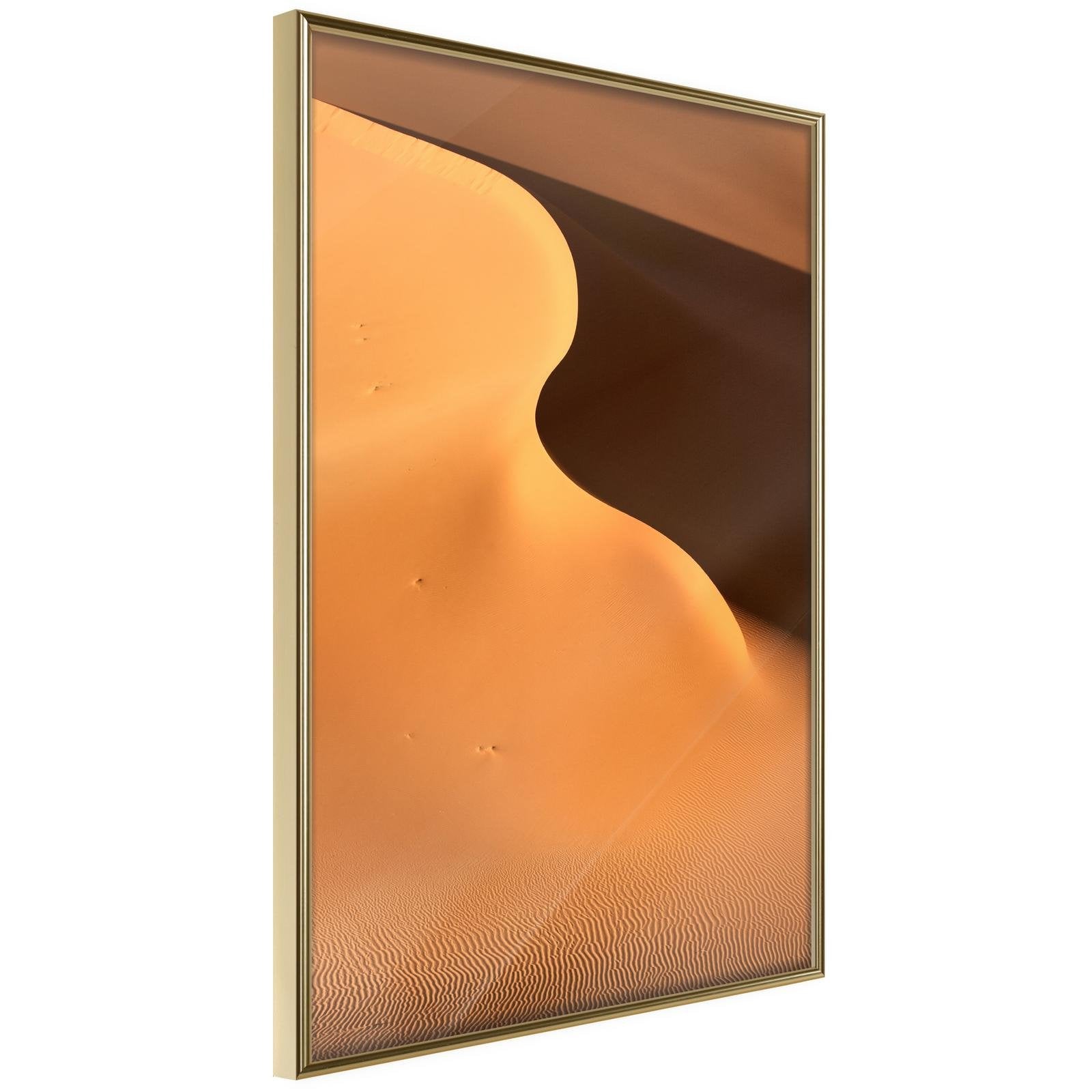 Inramad Poster / Tavla - Ridge of Dune - 30x45 Guldram