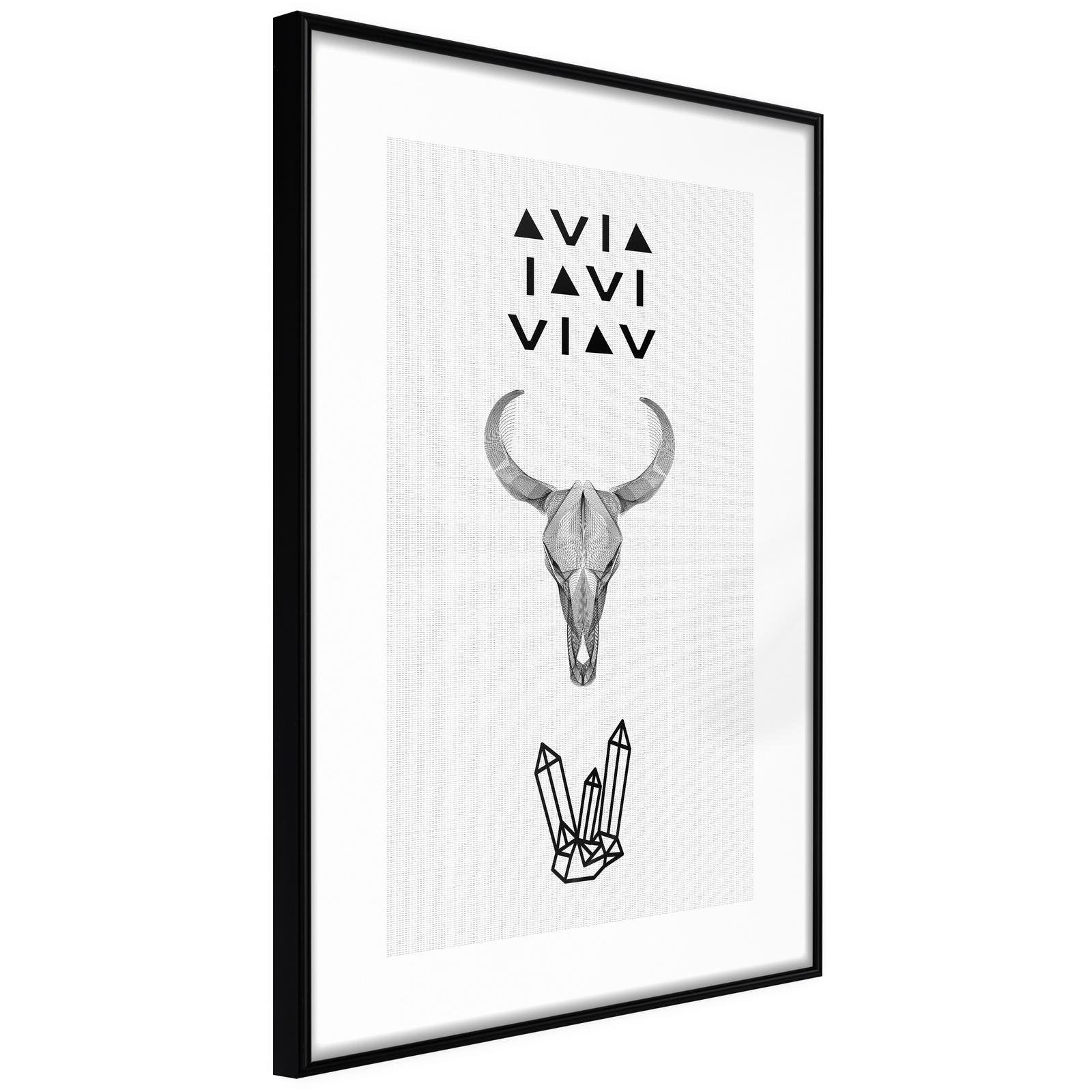 Inramad Poster / Tavla - Spirituality - 20x30 Svart ram