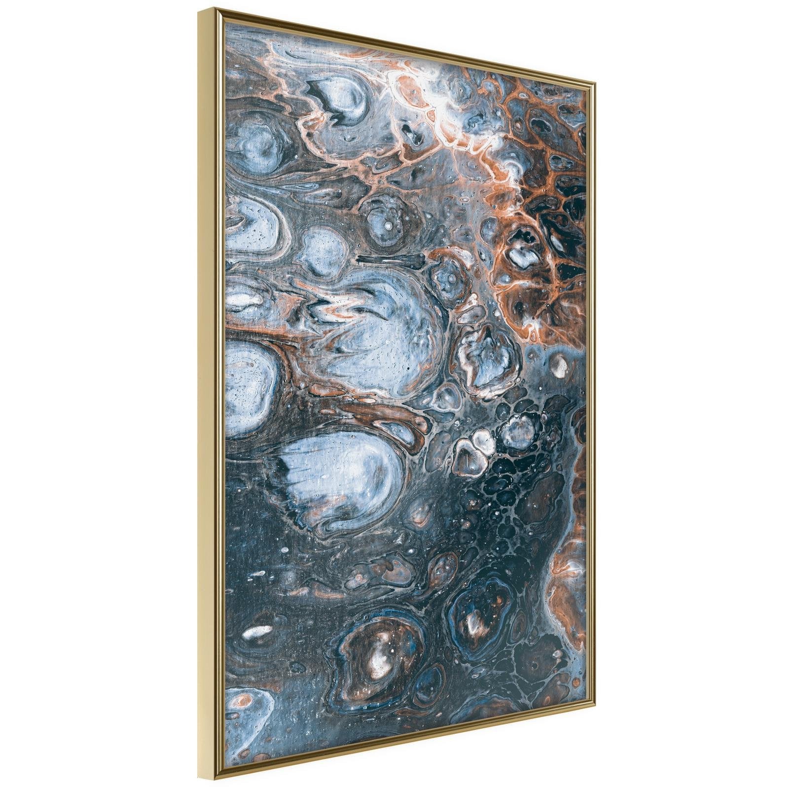 Inramad Poster / Tavla - Surface of the Unknown Planet I - 20x30 Guldram
