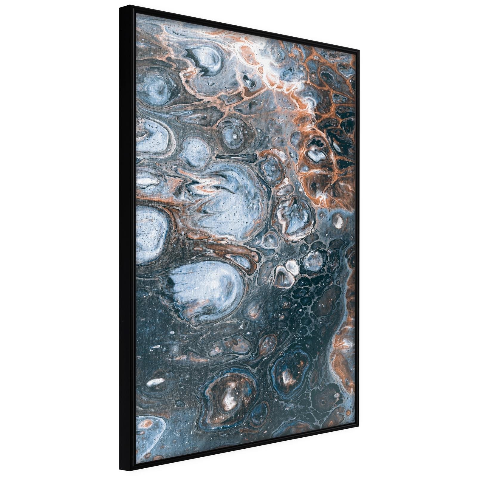 Inramad Poster / Tavla - Surface of the Unknown Planet I - 30x45 Svart ram