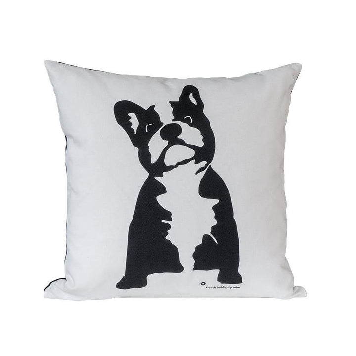 Kuddfodral ”French Bulldog” 47×47 cm
