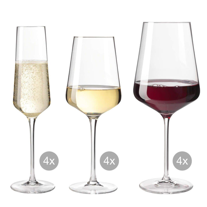 PUCCINI Vinglas & Champagneglas – 12-pack